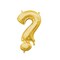 Anagram® 16" Gold Question Mark Balloon Air Fill Only Foil Mylar
